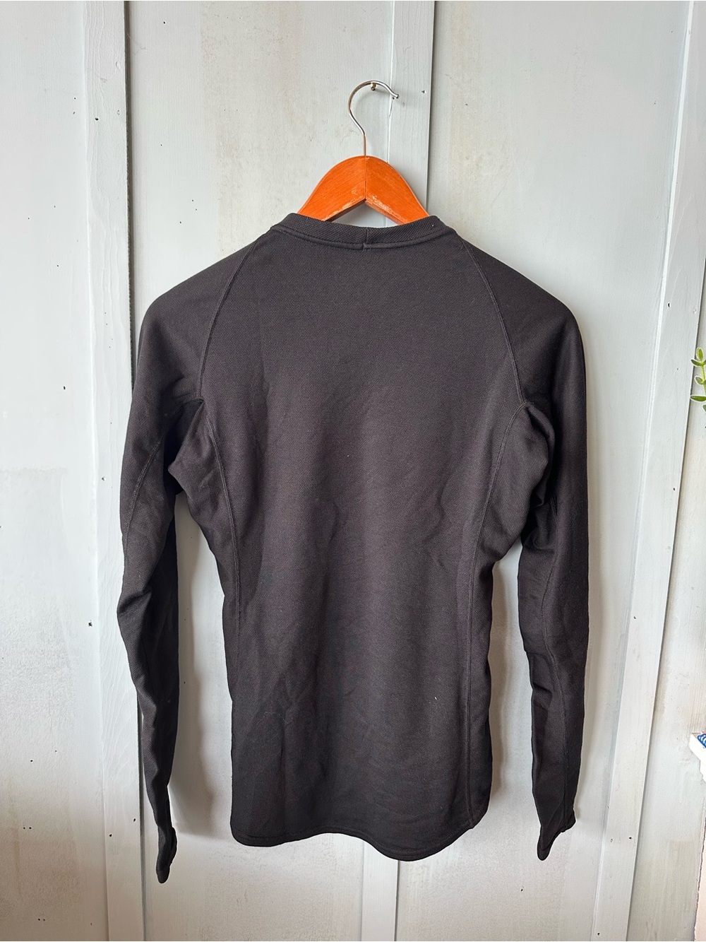 Patagonia Performance Base Layer Black Long Sleeve Crew Neck Top - Picture 6 of 10